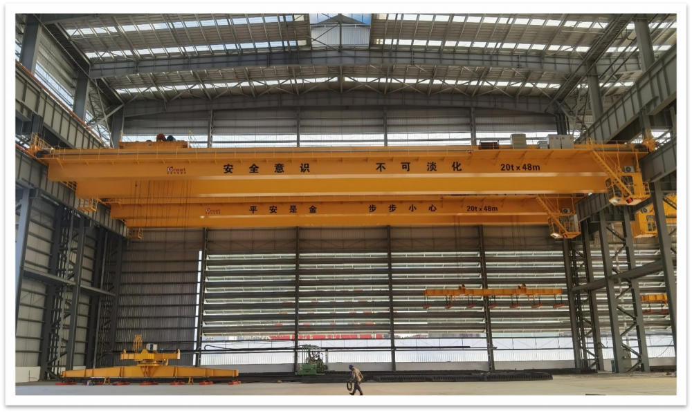 新時(shí)代造船QC20T電磁橋式起重機(jī)