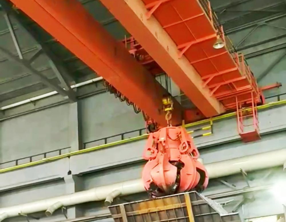 抓斗橋式起重機(jī)、單雙梁抓斗吊機(jī)、抓斗天車廠家制造、安裝維修