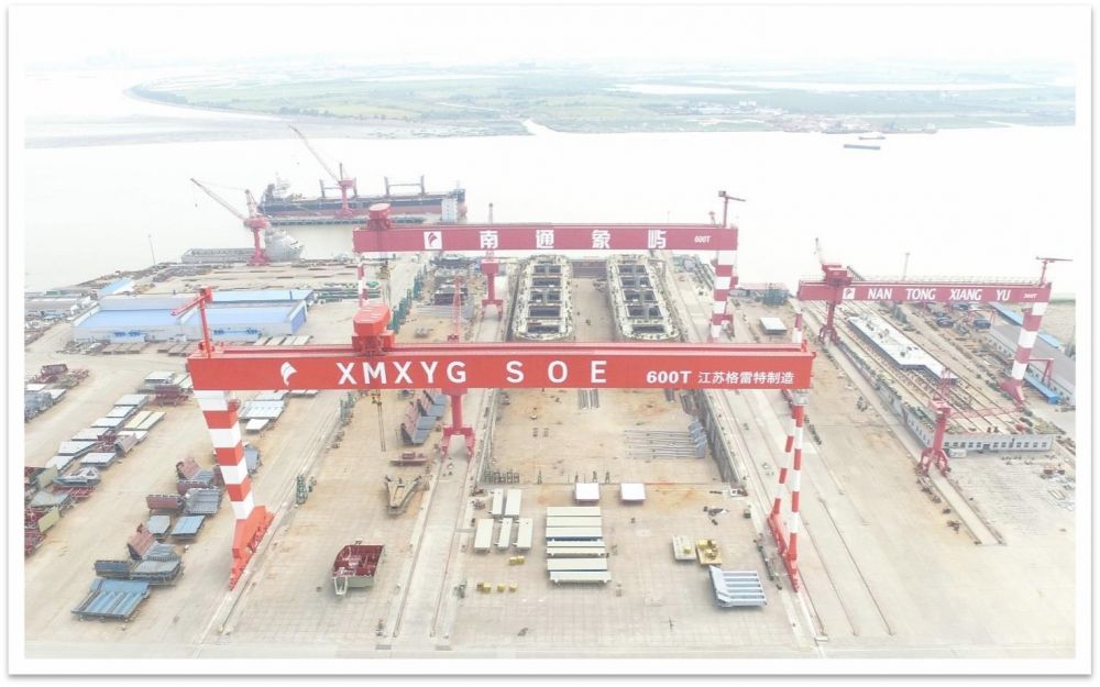 象嶼海工600T造船門式起重機(jī)