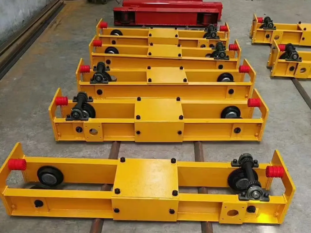 起重機大車運行機構、歐式懸掛起重機端梁廠家定制配套