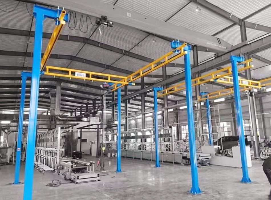 成都懸掛起重機，自立式KBK柔性起重機廠家銷售、安裝維修