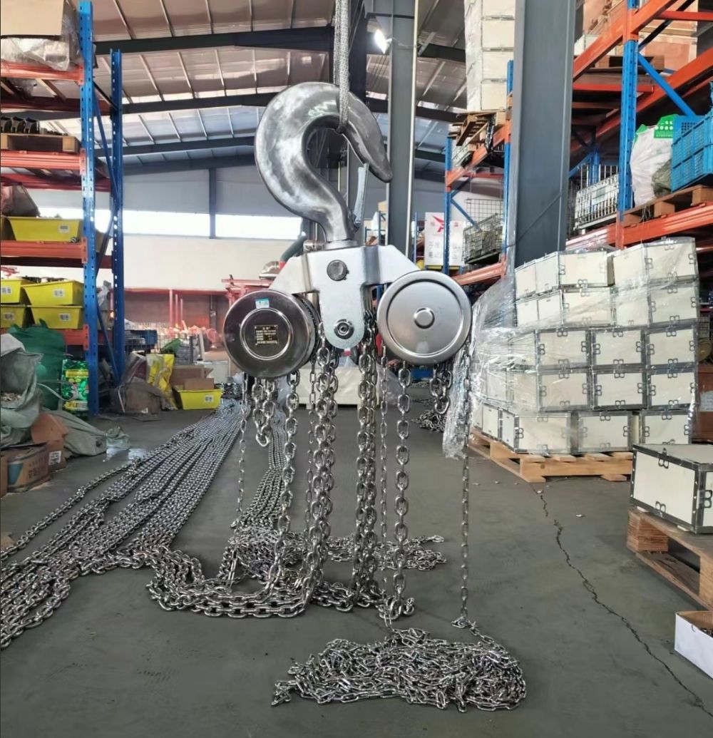 不銹鋼手拉葫蘆、不銹鋼手動(dòng)葫蘆、河北東特起重