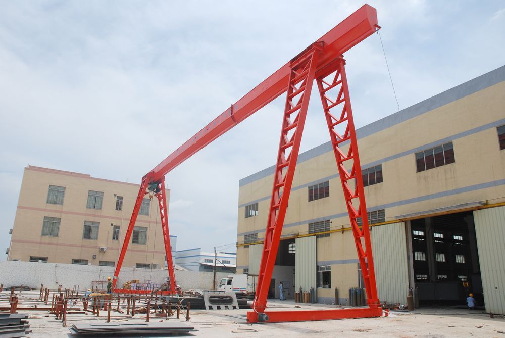 上海起重機(jī)、MH型10t29米電動(dòng)葫蘆單梁門式起重機(jī)