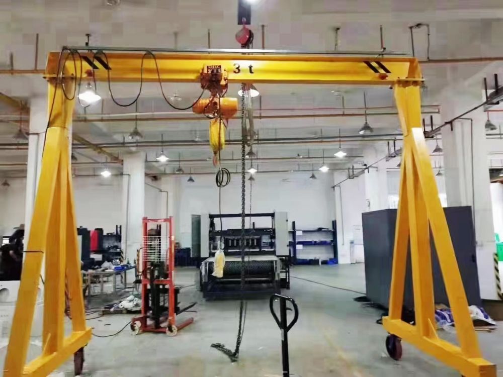 小型龍門吊、手推龍門架、小型門式起重機廠家制造、安裝維修