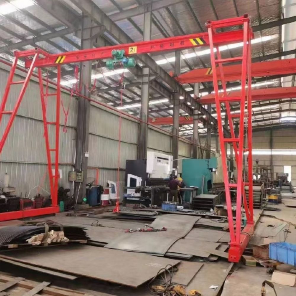 簡易小型龍門吊、小噸位門式起重機