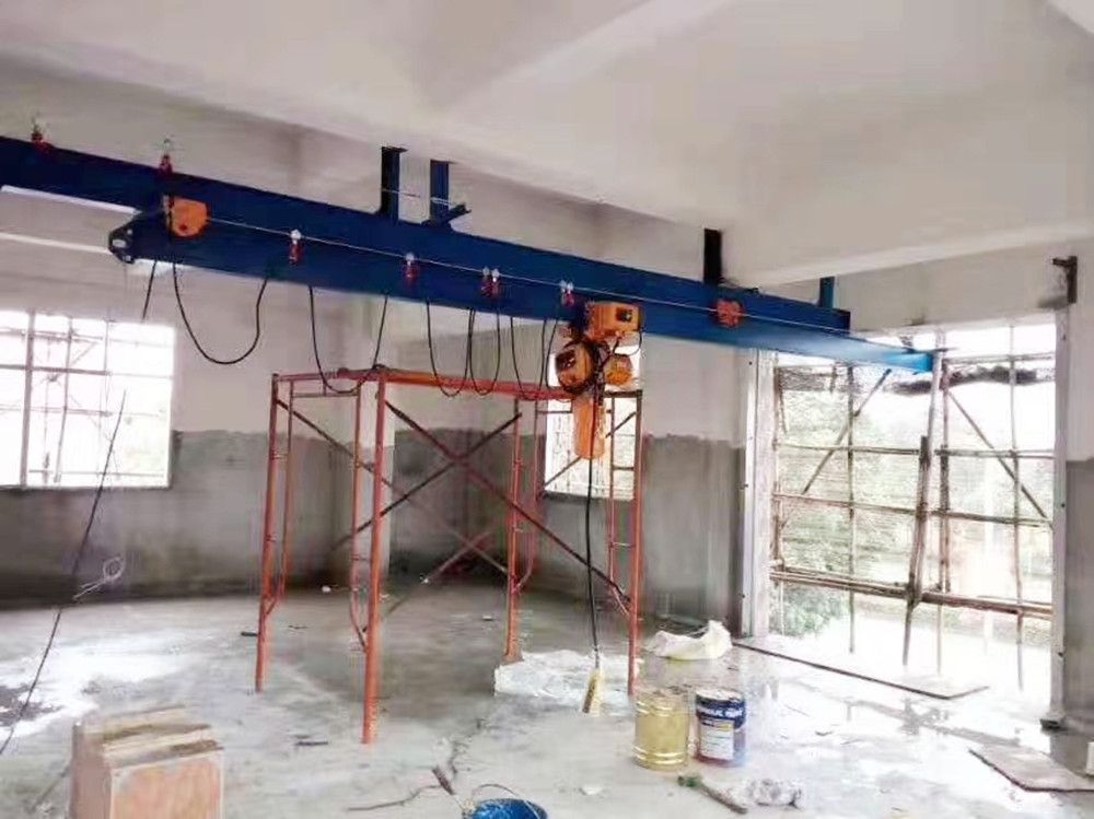 宿遷起重機、廠家制造安裝可伸縮單臂吊、電動葫蘆單軌吊