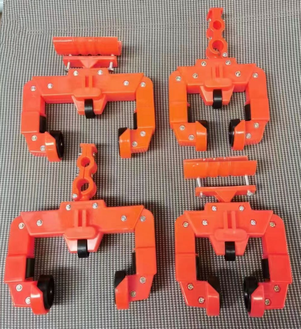 塑料塑膠電纜小車、防爆電纜滑車、塑料拖纜滑車